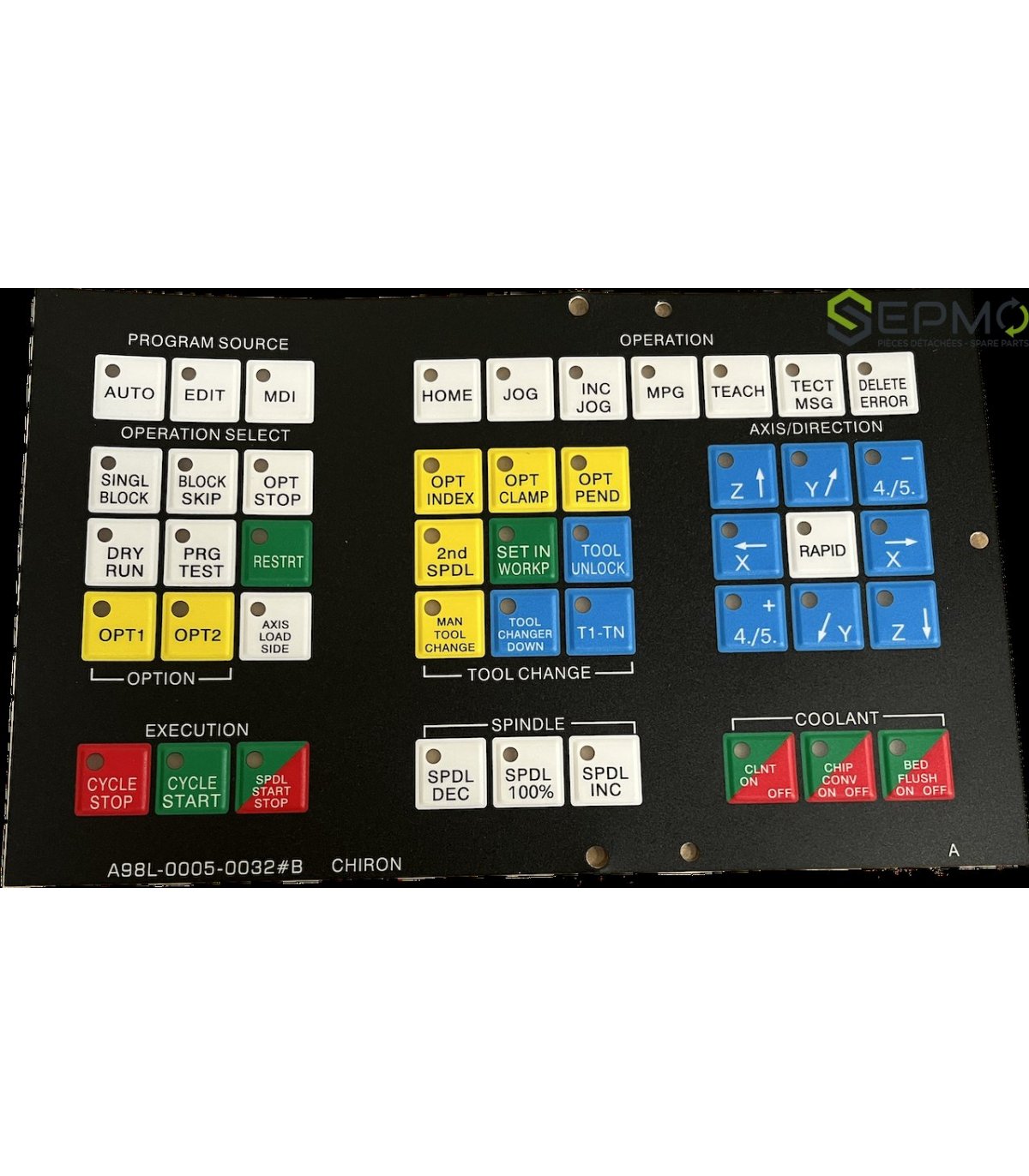 Buy FANUC A98L-0005-0298#T Membrane Keyboard Cover Now | MA Traders Buy FANUC A98L-0005-0298#T Membrane Keyboard Cover Now | MA Traders