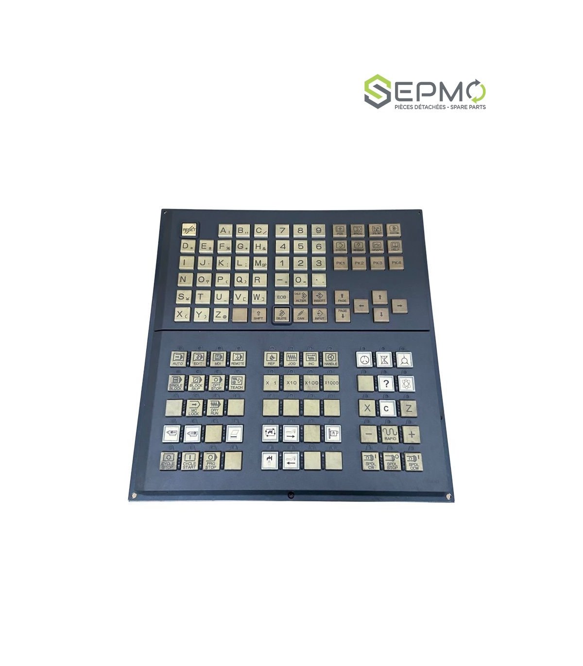 Pupitre clavier FANUC A02B-0236-C242 avec FANUC A20B-8002-0020/07B
