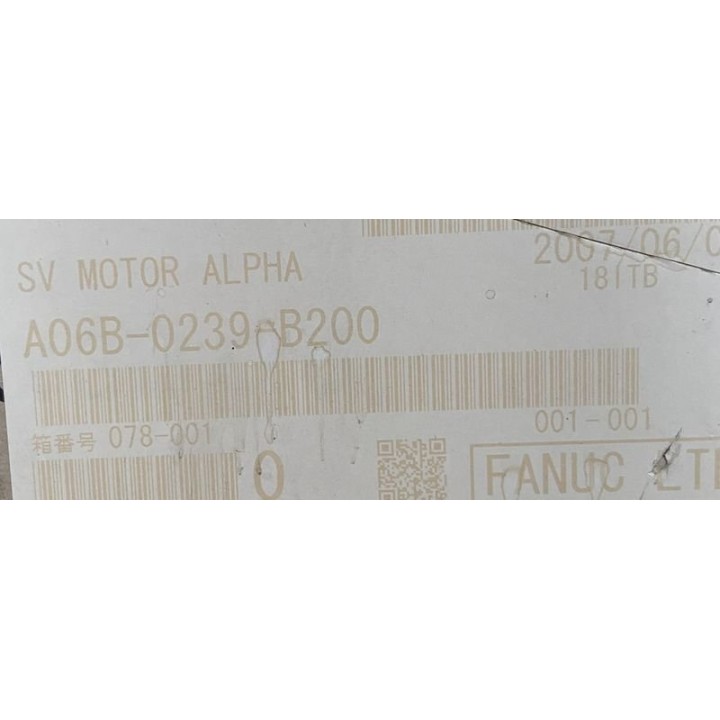 Moteur FANUC A06B-0239-B200