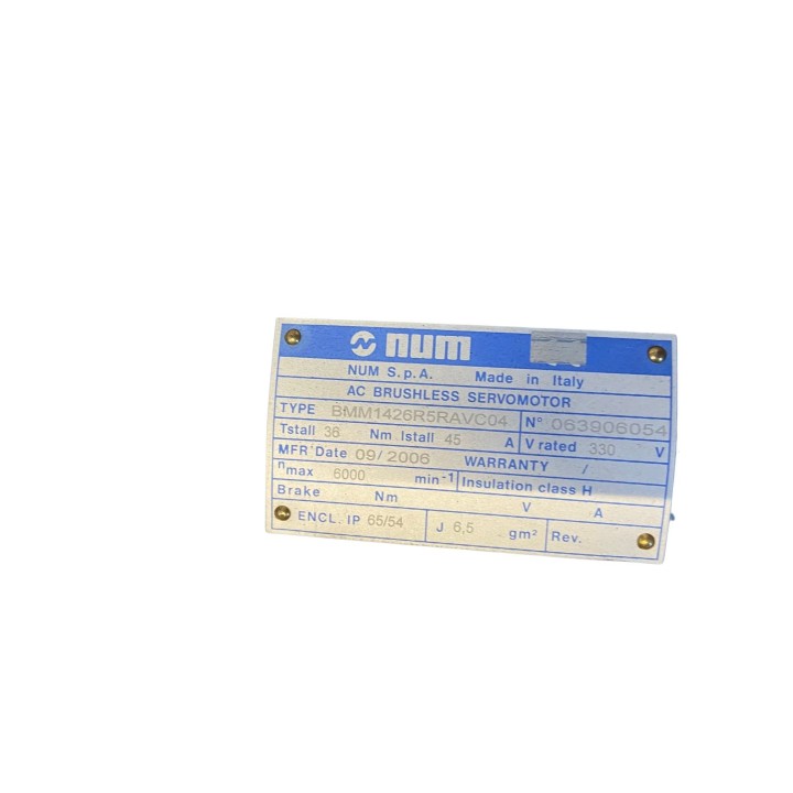 Moteur NUM BMM1426R5RAVC04