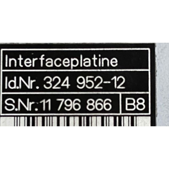HEIDENHAIN interfaceplatine Id.Nr. 324 952-12