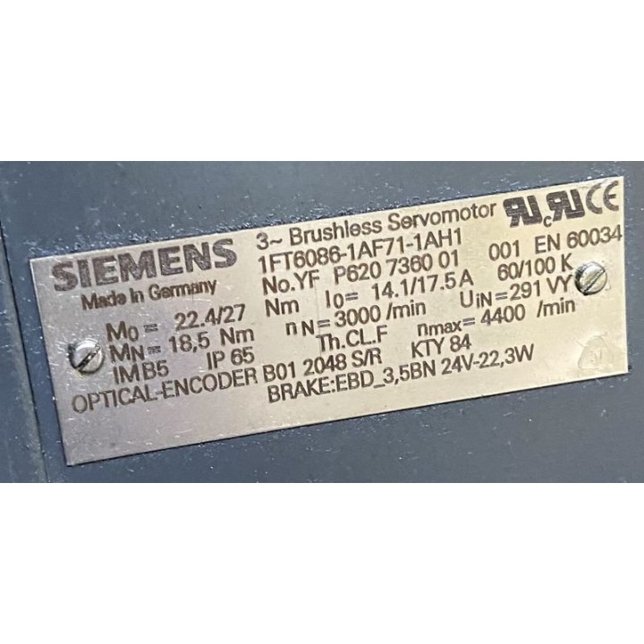 SIEMENS 1FT6086-1AF71-1AH1