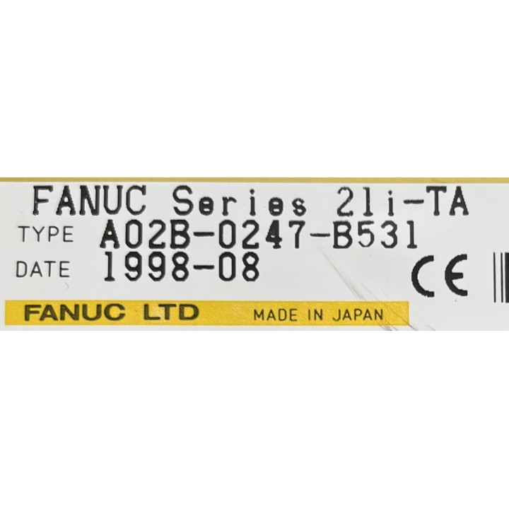 Fanuc A02B-0247-B531 21i-TA Series