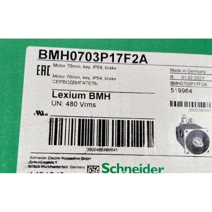 LEXIUM BMH moteur SCHNEIDER BMH0703P17F2A