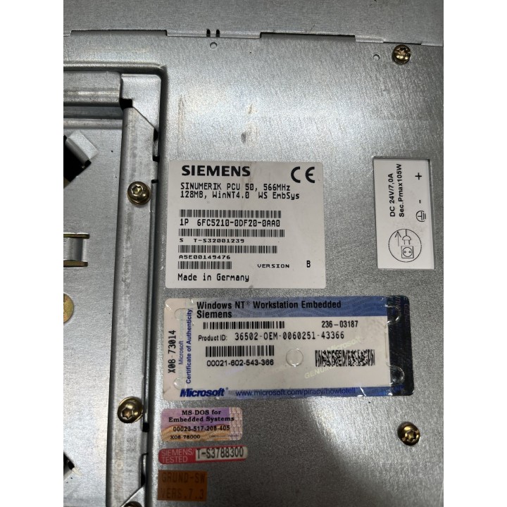 SIEMENS PCU 50 6FC5210-0DF20-0AA0