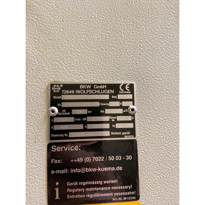 Groupe froid broche BKW WR50-ZR11