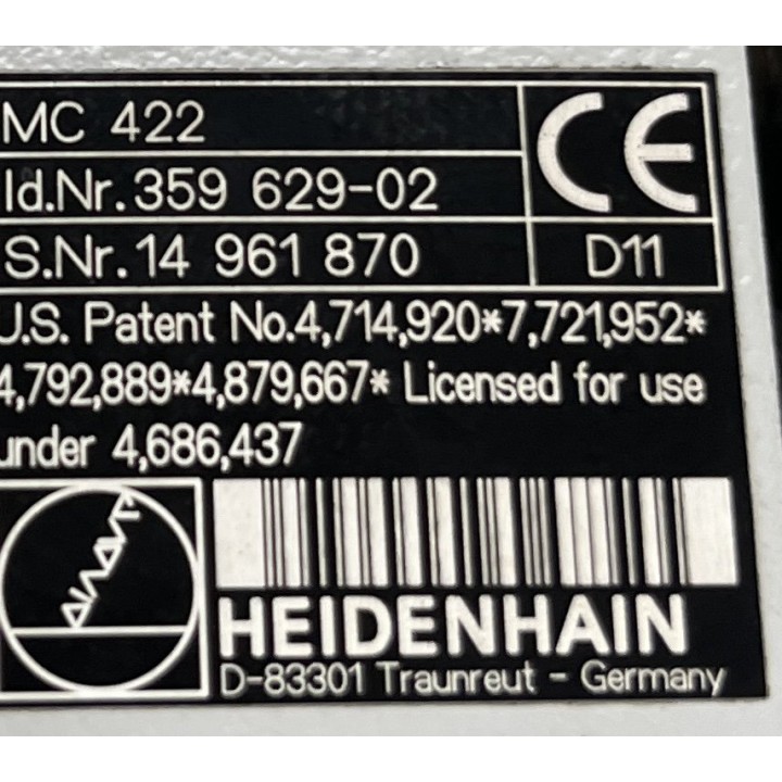 HEIDENHAIN MC 422 Id.Nr. 359 629-02