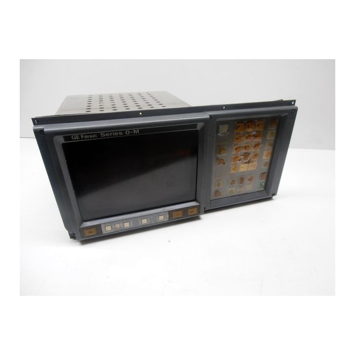 Fanuc A61L-0001-0093 CRT monitor with Fanuc N860-3117-T010 keypad
