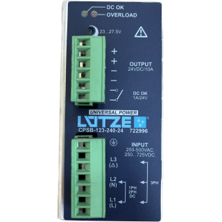 LUTZE CPSB-123-240-24 722996 Alimentation à découpage