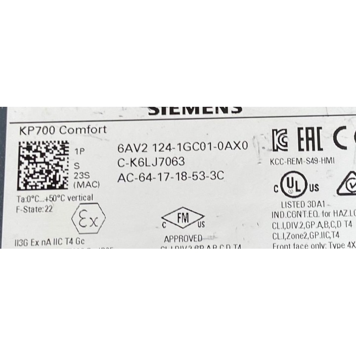 SIEMENS 6AV2124-1GC01-0AX0