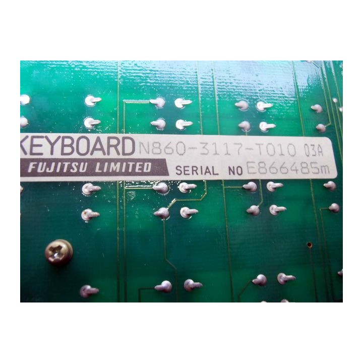 Pantalla CRT monocromática de 9" de Fanuc A61L-0001-0093 con teclado Fanuc N860-3117-T010