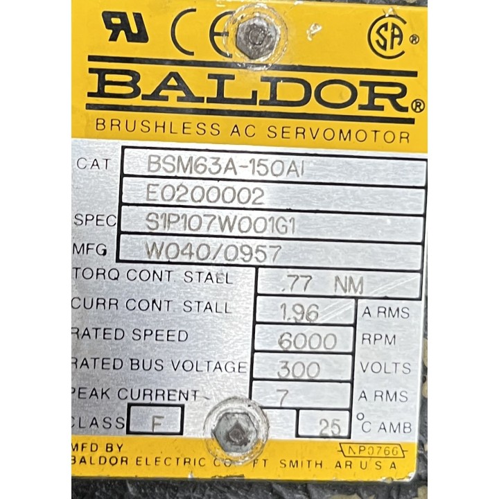 Moteur BALDOR BSM63A-150AI