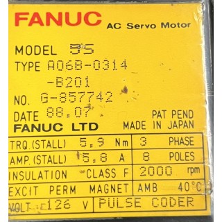 Moteur FANUC A06B-0314-B201