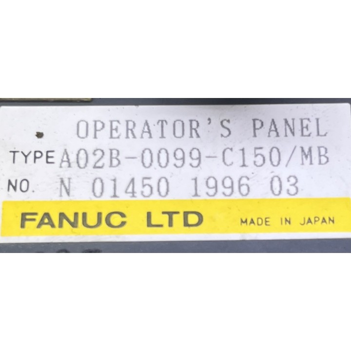 Pupitre opérateur FANUC A02B-0099-C150/MB