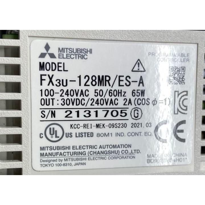 MITSUBISHI FX3U-128MR/ES-A
