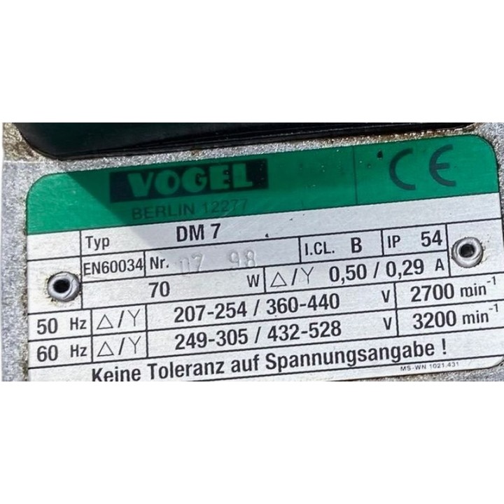 Vogel-Pumpe DM7