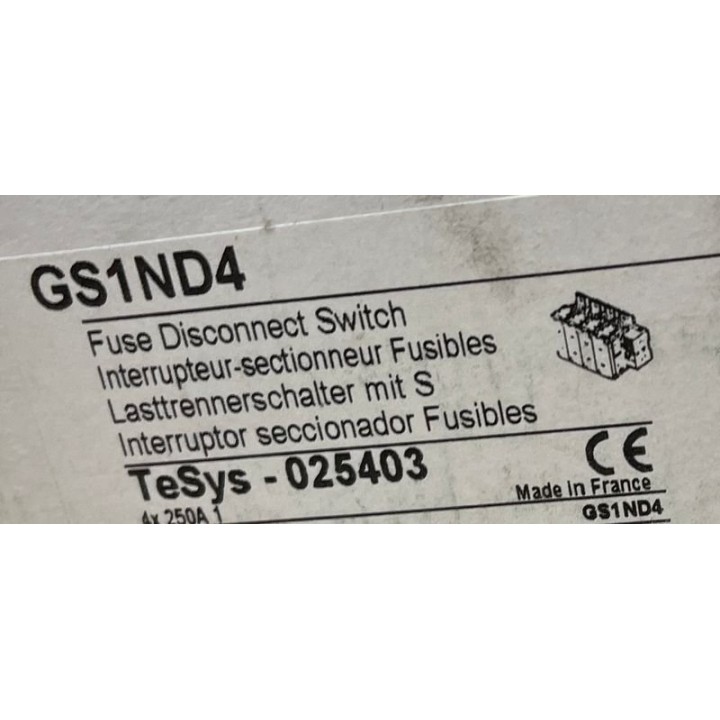 Interrupteur SCHNEIDER GS1ND4 4x250A
