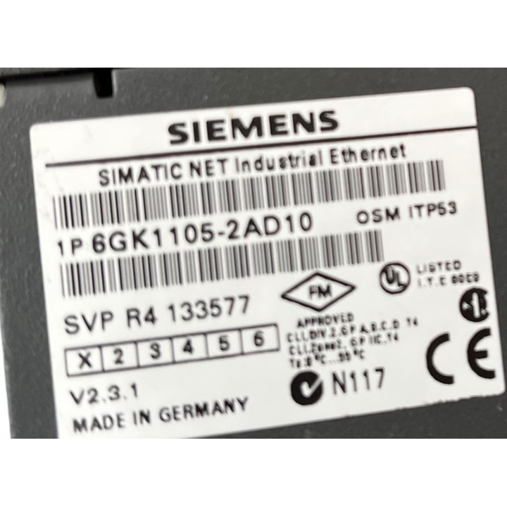 SIMATIC NET industrial ethernet SIEMENS 6GK1105-2AD10