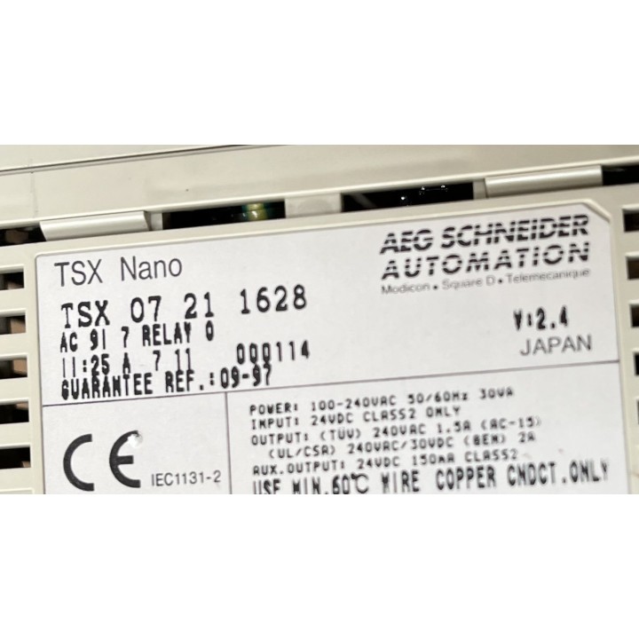 TSX Nano SCHNEIDER TSX 07 21 1628