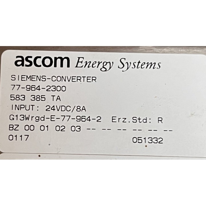 Alimentation SIEMENS ASCOM 77-964-2300