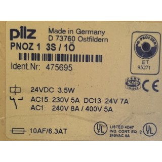 Module PILZ PNOZ 1 475695
