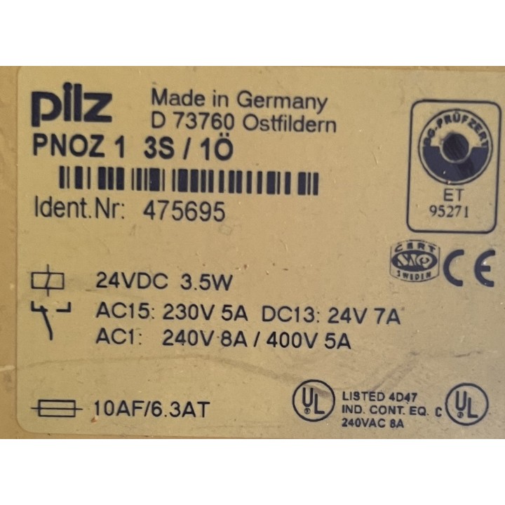 Module PILZ PNOZ 1 475695