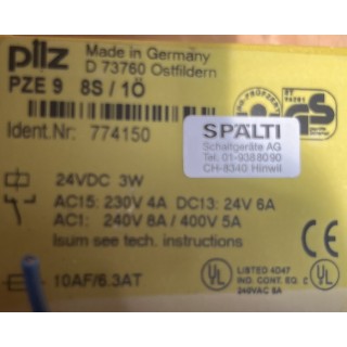 Module PILZ PZE 9 774150