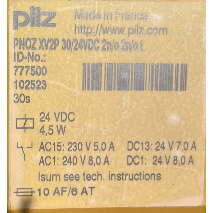 Module PILZ XV2P 777500