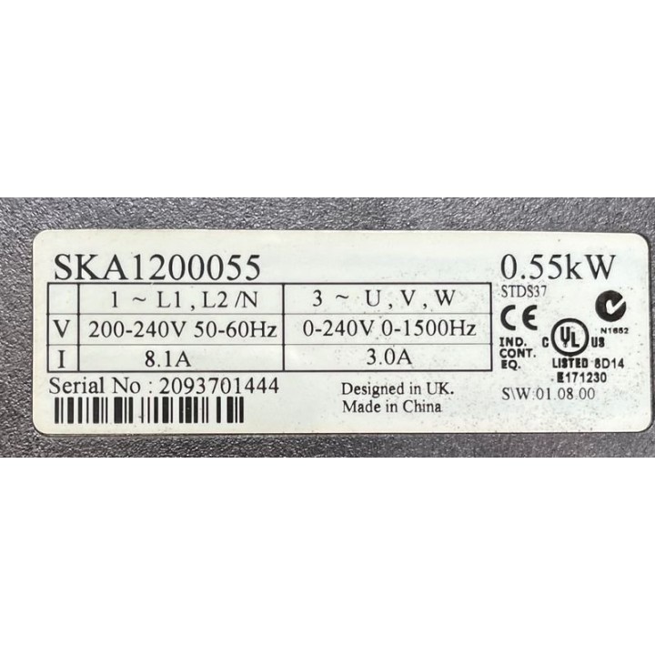 Variateur LEROY SOMER SKA1200055 0.55kW