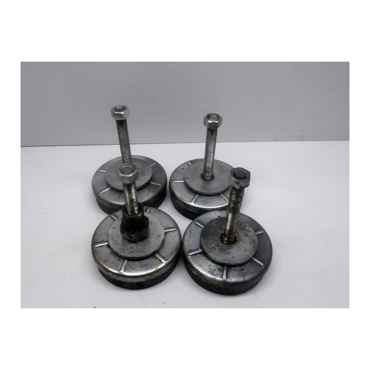 Set di 4 pattini regolabili per macchine utensili