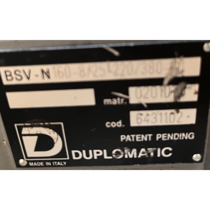 Torreta duplicada de 8 estaciones BSV-N160-8/25 completa en VDI