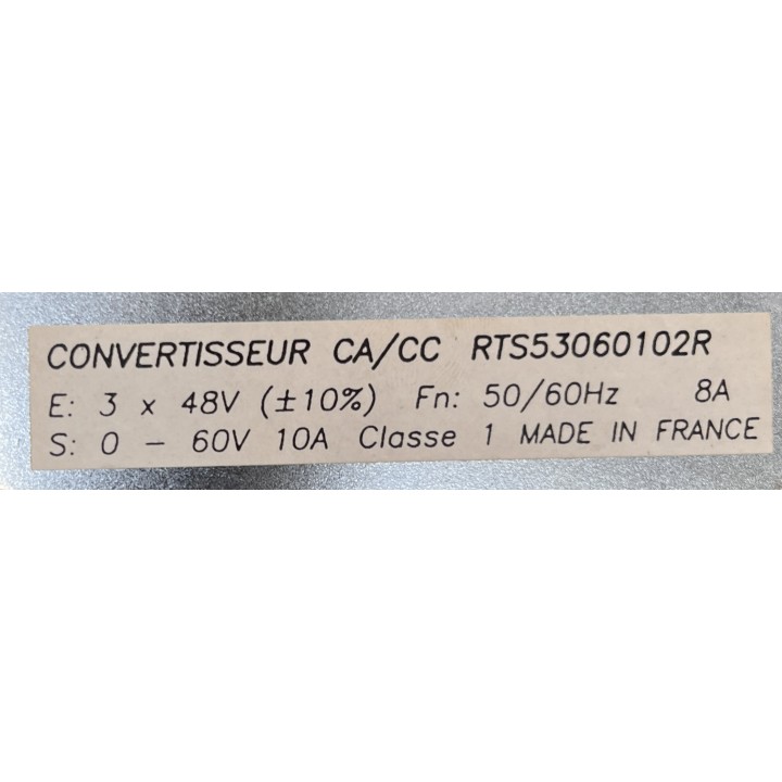 Convertisseur Parvex RTS53060102R