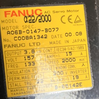Moteur Fanuc A06B-0147-B077