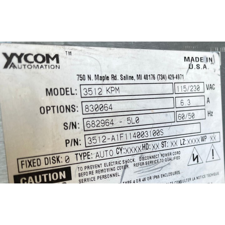 Pupitre complet XYCOM 3512 KPM