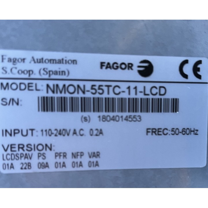 Pupitre FAGOR NMON-55TC-11-LCD