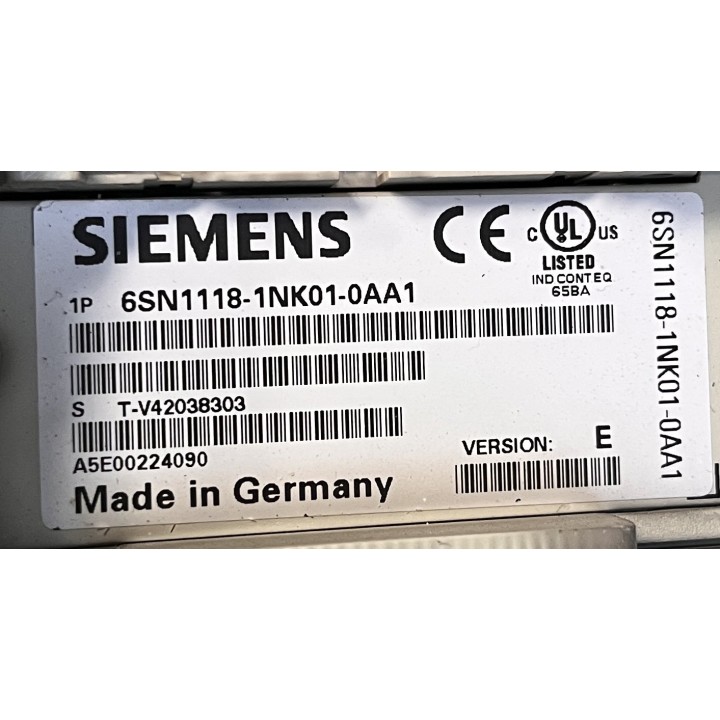 Carte SIEMENS 6SN1118-1NK01-0AA1