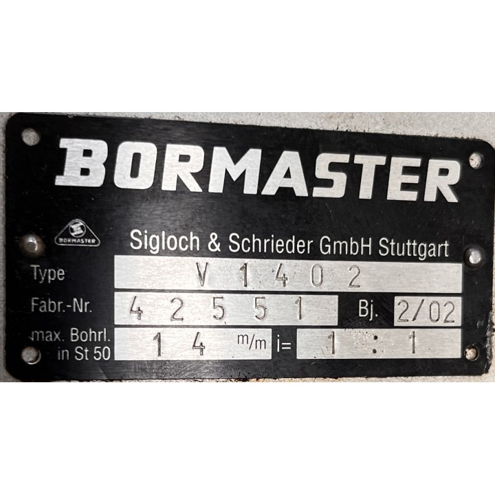 Tête de perçage double BORMASTER V1402