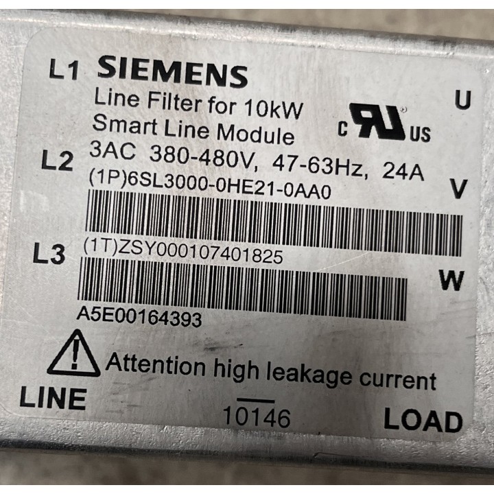 Filtre SIEMENS 6SL3000-0HE21-0AA0