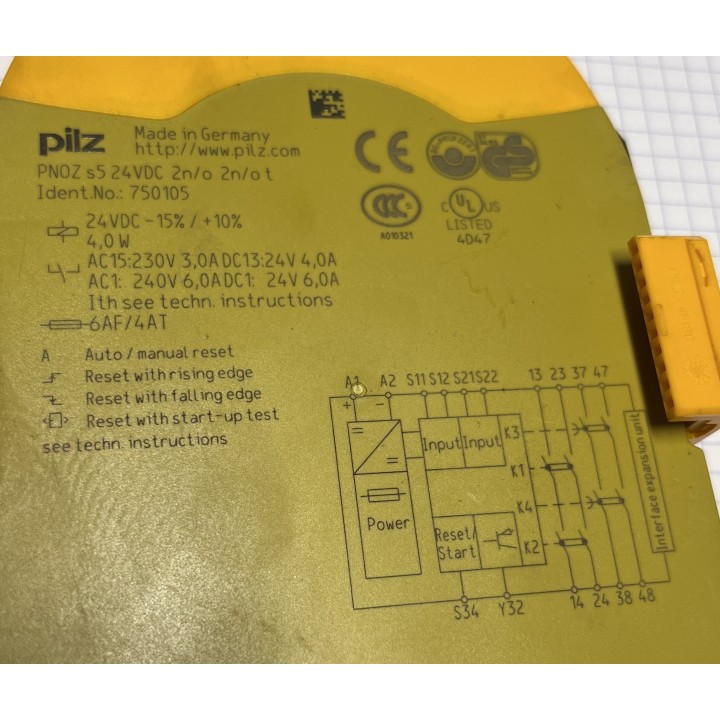 Relais sécurité PILZ s5 750105
