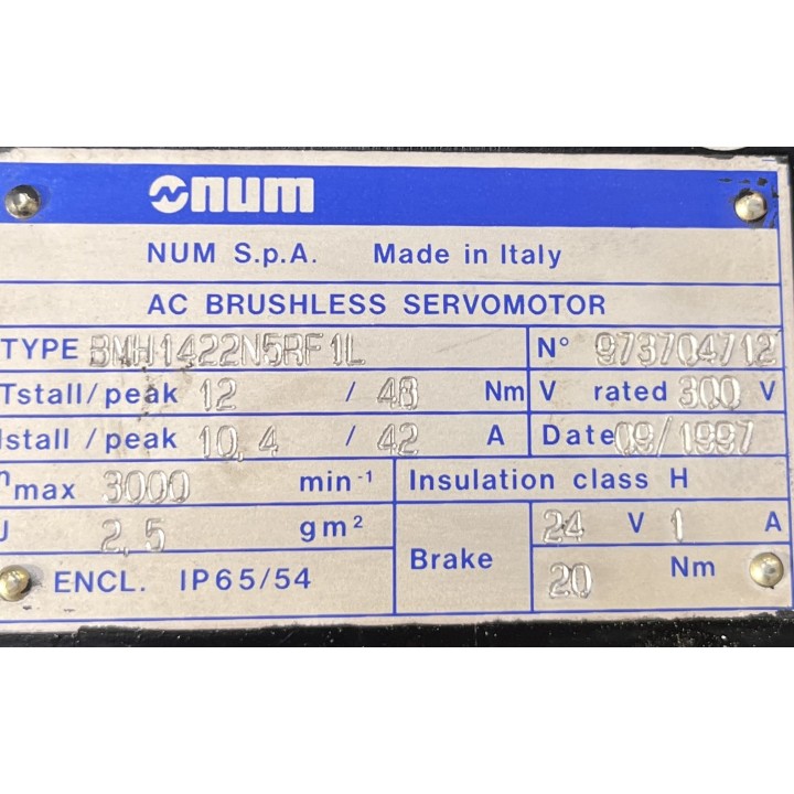 Moteur NUM BMH1422N5RF1L