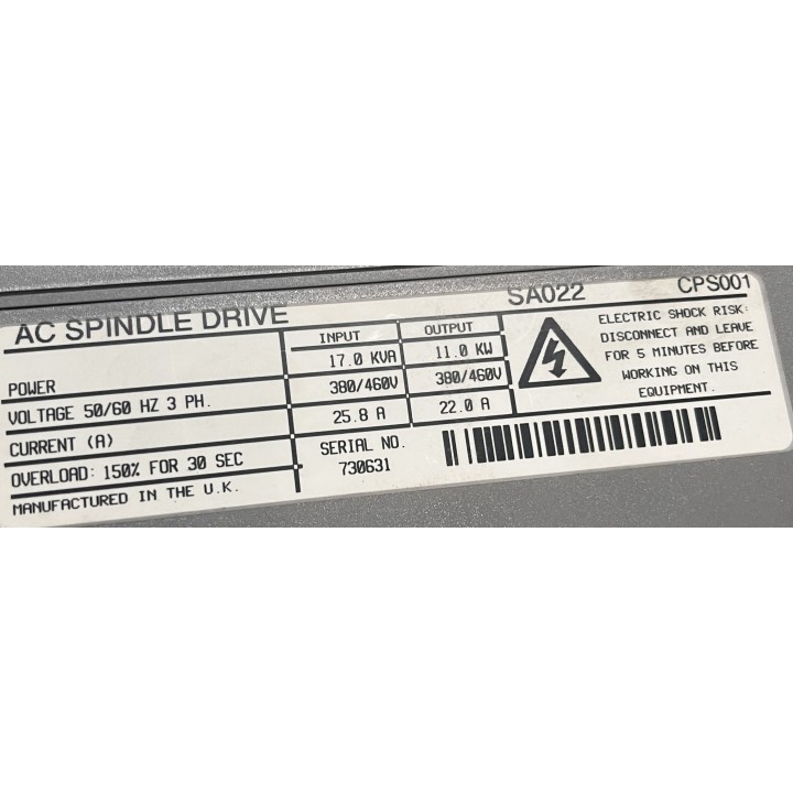 Variateur CONTROL TECHNIQUES SPINDAX SA022