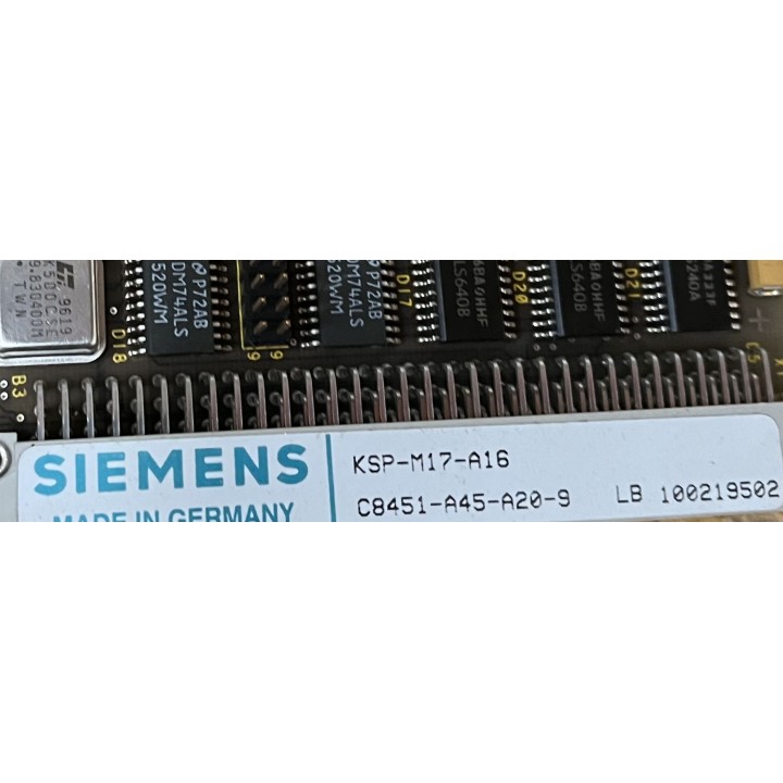 Carte SIEMENS KSP-M17-A16 C8451-A45-A20-9