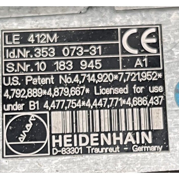 HEIDENHAIN LE 412M Idnr: 343 752-31