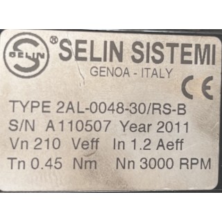 Moteur SELIN SISTEMI 2AL-0048-30/RS-B