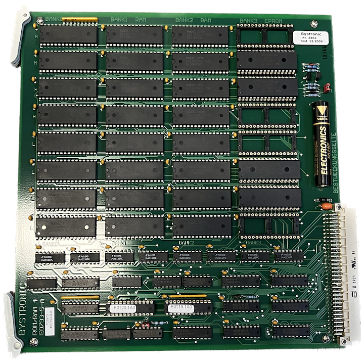 Carte BYSTRONIC ROM-RAM 4 E0793-5-A