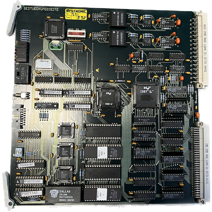 Carte Bystronic CPU386SX 700256 CPU Circuit Board E0751-5-C