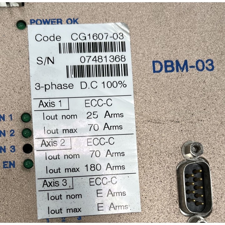 Variateur VICKERS DBM-03 VICKERS CG1607-03