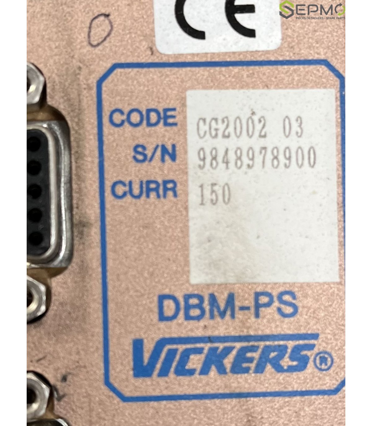 Vickers Label VICKERS CG2002 03