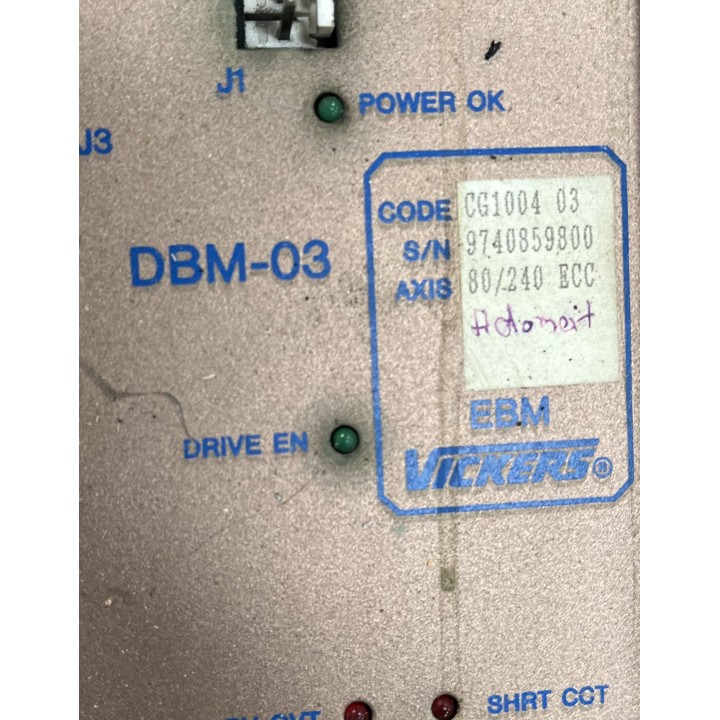 Variateur VICKERS DBM-03 VICKERS CG1004 03