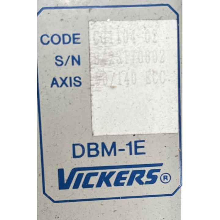 Variateur VICKERS DBM-1E VICKERS CG1104 02